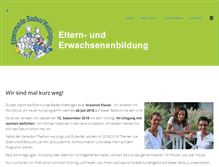 Tablet Screenshot of elternrunde.ch